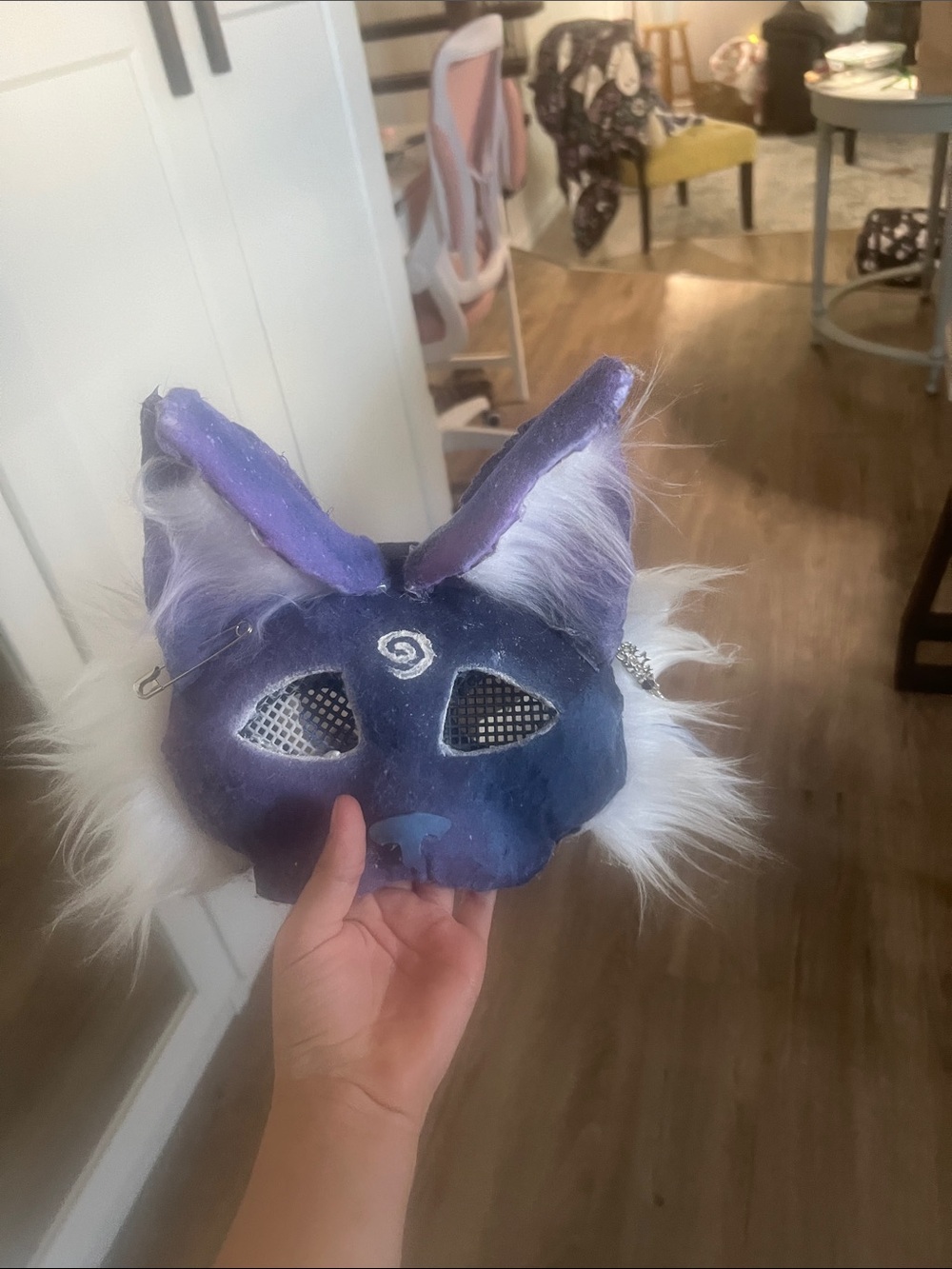 Galaxy cat mask